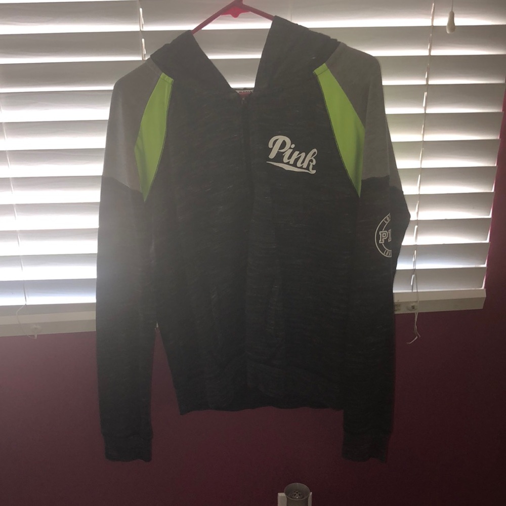 Pink zip up jacket
